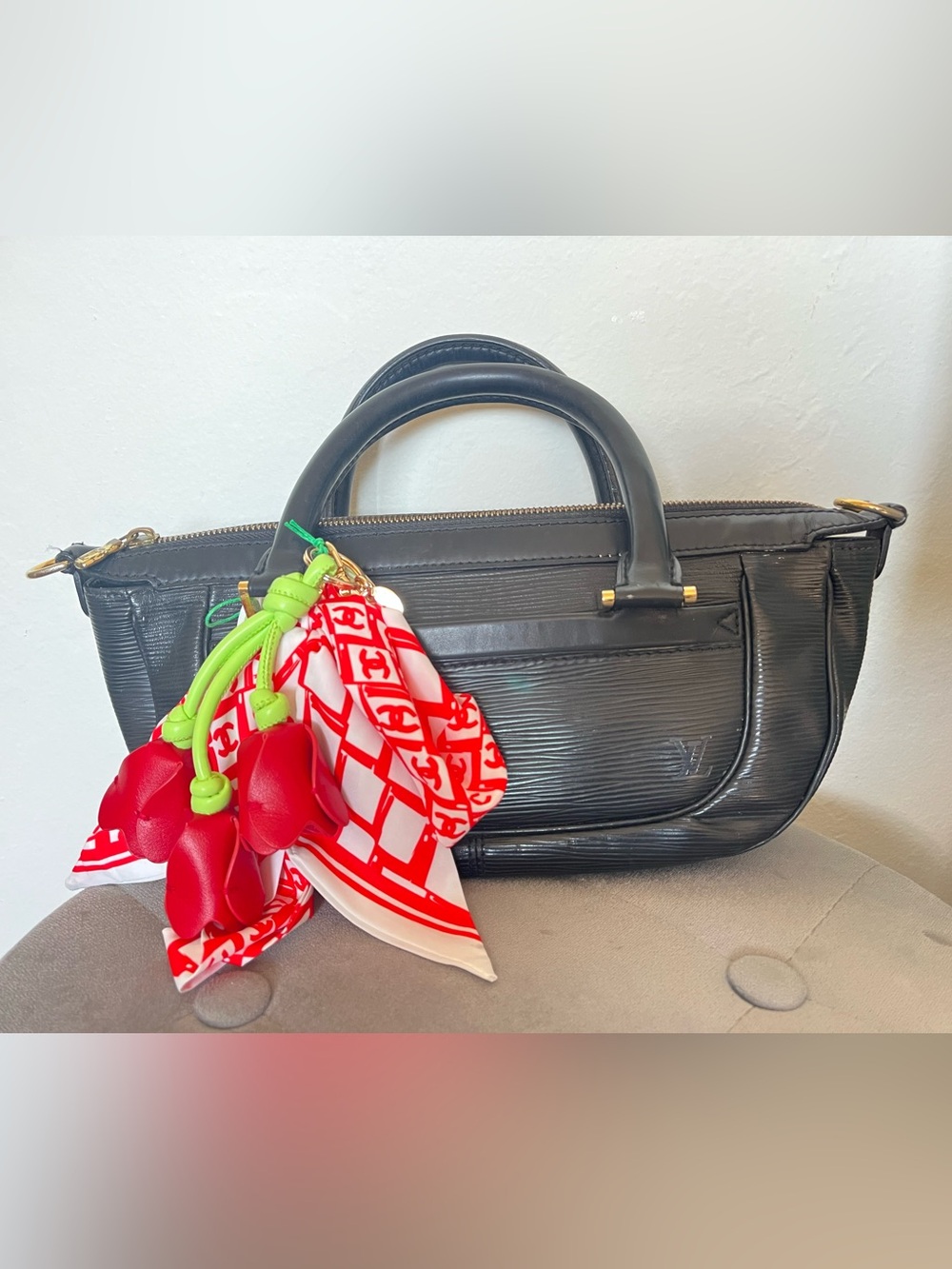 Louis Vuitton Black Epi Dhanura